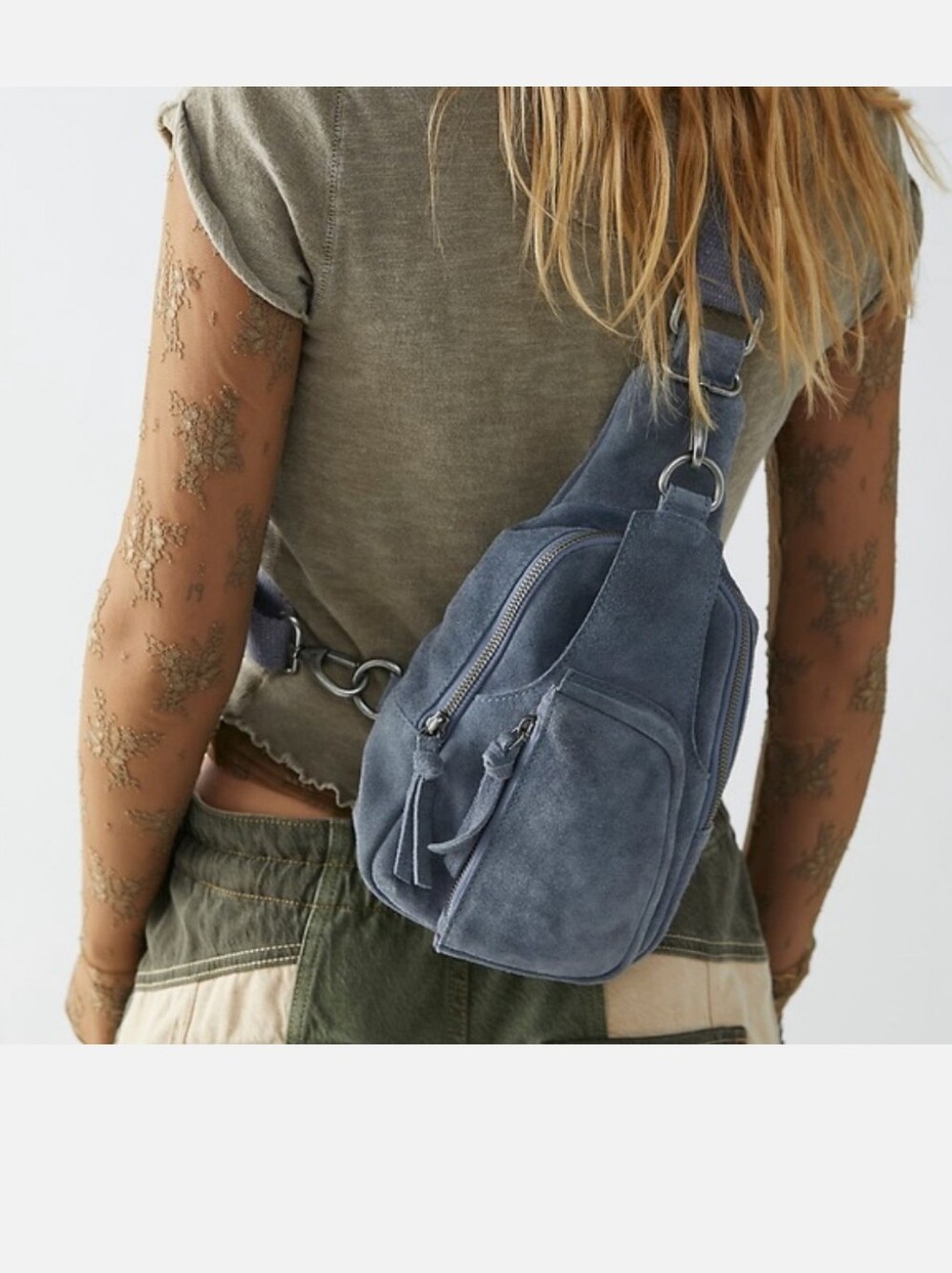Free People Hudson Suede Sling Bag - Picture 2 of 4